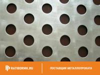 Лист перфорированный нержавеющий 1х1000х2000 мм Rv 10,0-15,0