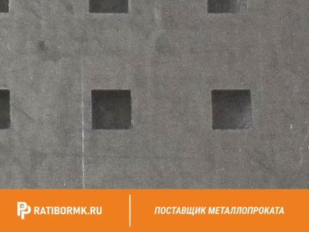 Лист перфорированный алюминиевый 1,5х1200х3000 мм Qg 8,0-12,0
