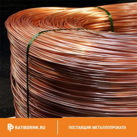 Труба медная капиллярная ДКРПМ 1,9х1,45 М1р ГОСТ 2624-2016